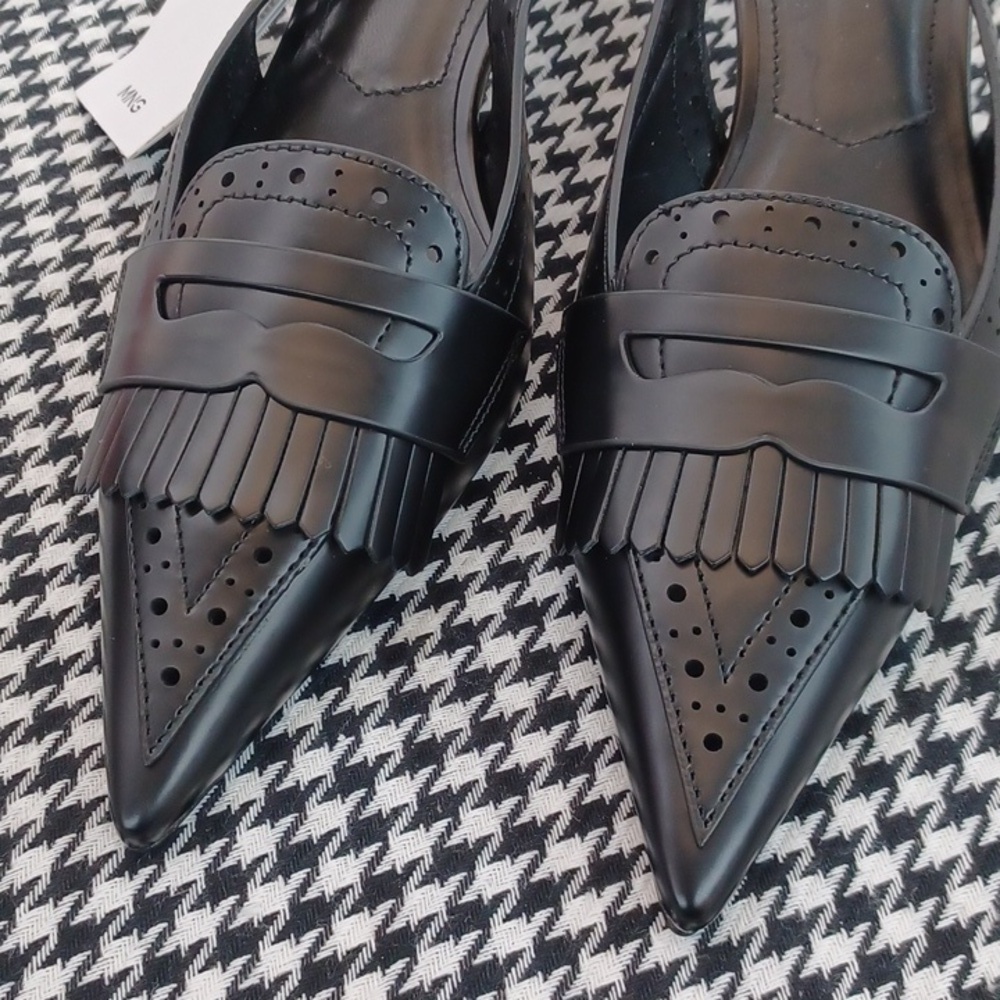 MNG Mango Kilty Slingback NWT - Picture 2 of 7